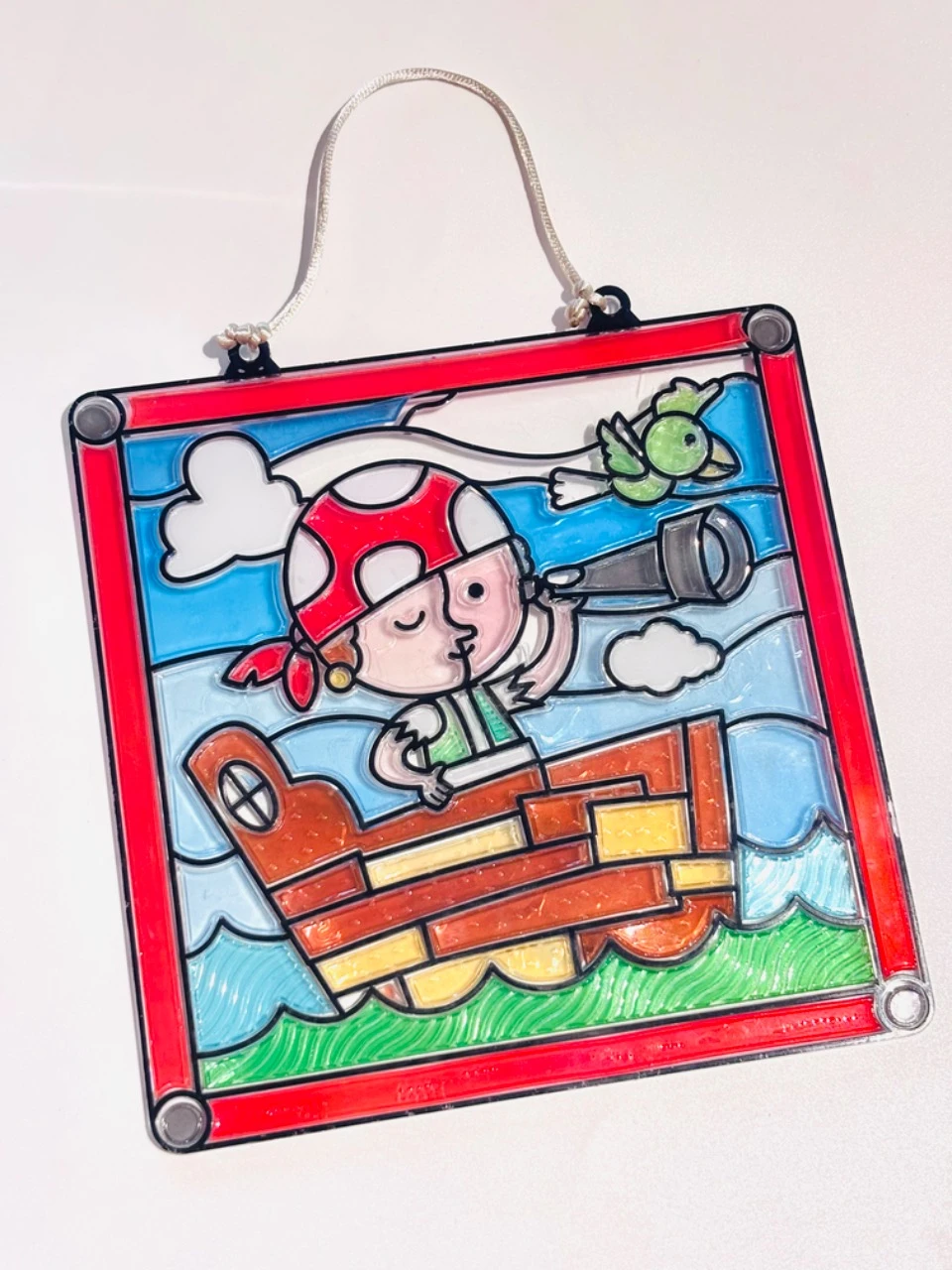 Set van 2 decoratieve plastic frames in piraten en prinsessen mozaïek – photo 13